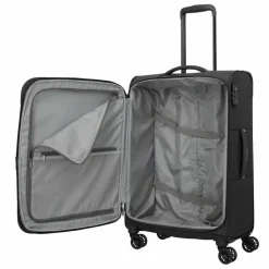 Sale Travelite Umbria 4 Rollen Trolley M 67 cm mit Dehnfalte black