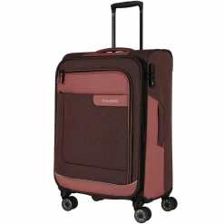 Travelite Weichgepäck|4-Rollen Koffer<Viia 4 Rollen Trolley 67 cm frühlingsrose