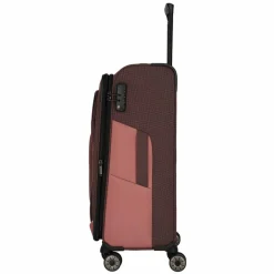 Travelite Weichgepäck|4-Rollen Koffer<Viia 4 Rollen Trolley 67 cm frühlingsrose
