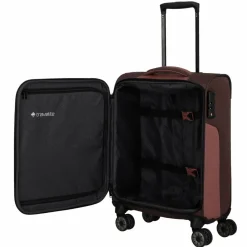 Clearance Travelite VIIA 4-Rollen Kabinentrolley 55 cm frühlingsrose
