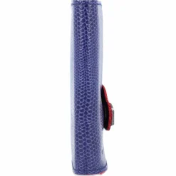 Best Tru Virtu Click & Slide Kreditkartenetui RFID Leder 6,5 cm violet-re