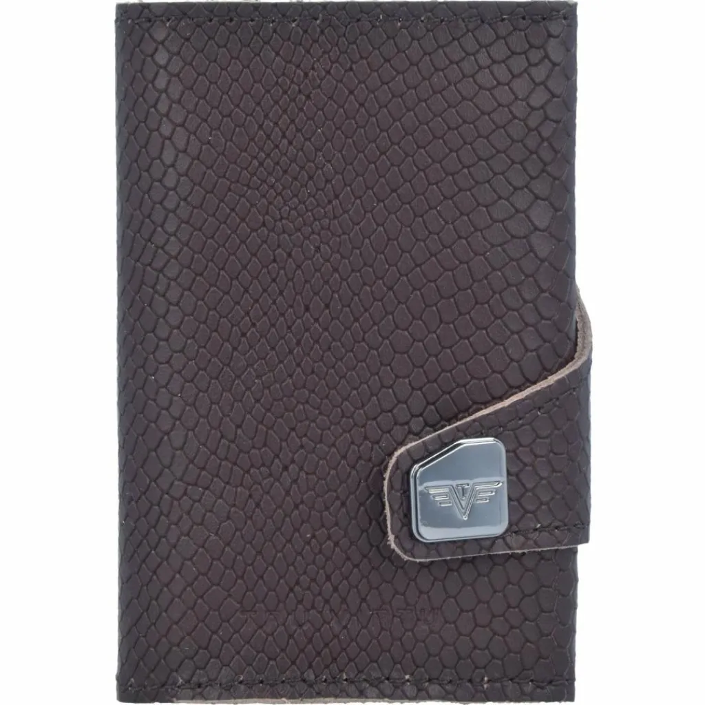 Tru Virtu Click & Slide Kreditkartenetui Geldbörse RFID Leder 6,5 cm