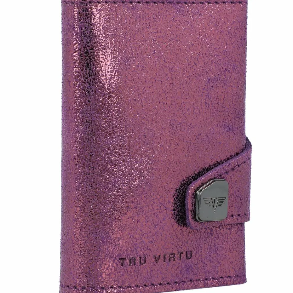 Tru Virtu Click & Slide Kreditkartenetui RFID Leder 6,5 cm