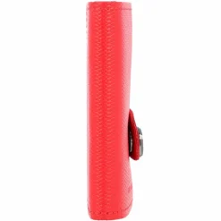 Tru Virtu Visitenkartenetuis<Click & Slide Kreditkartenetui RFID Leder 6,5 cm coral-red