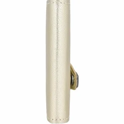 Outlet Tru Virtu Click & Slide Kreditkartenetui Geldbörse RFID Leder 6,5 cm Aluminium Core silver