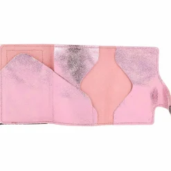 Outlet Tru Virtu Click & Slide Kreditkartenetui RFID Leder 6,5 cm rosé-silver
