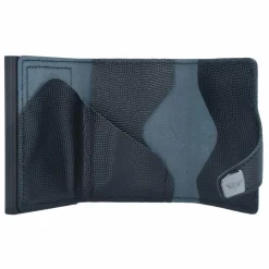 Discount Tru Virtu Click & Slide Kreditkartenetui Geldbörse RFID Leder 6,5 cm Aluminium Core black