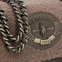 U.S. Polo Assn. Schultertaschen<Holly Schultertasche S 23.5 cm stone