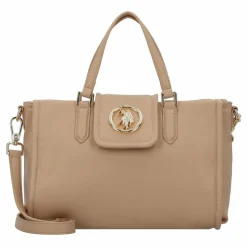 U.S. Polo Assn. Henkeltaschen<Jodhpur Handtasche 30 cm light taupe
