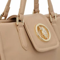 U.S. Polo Assn. Henkeltaschen<Jodhpur Handtasche 30 cm light taupe