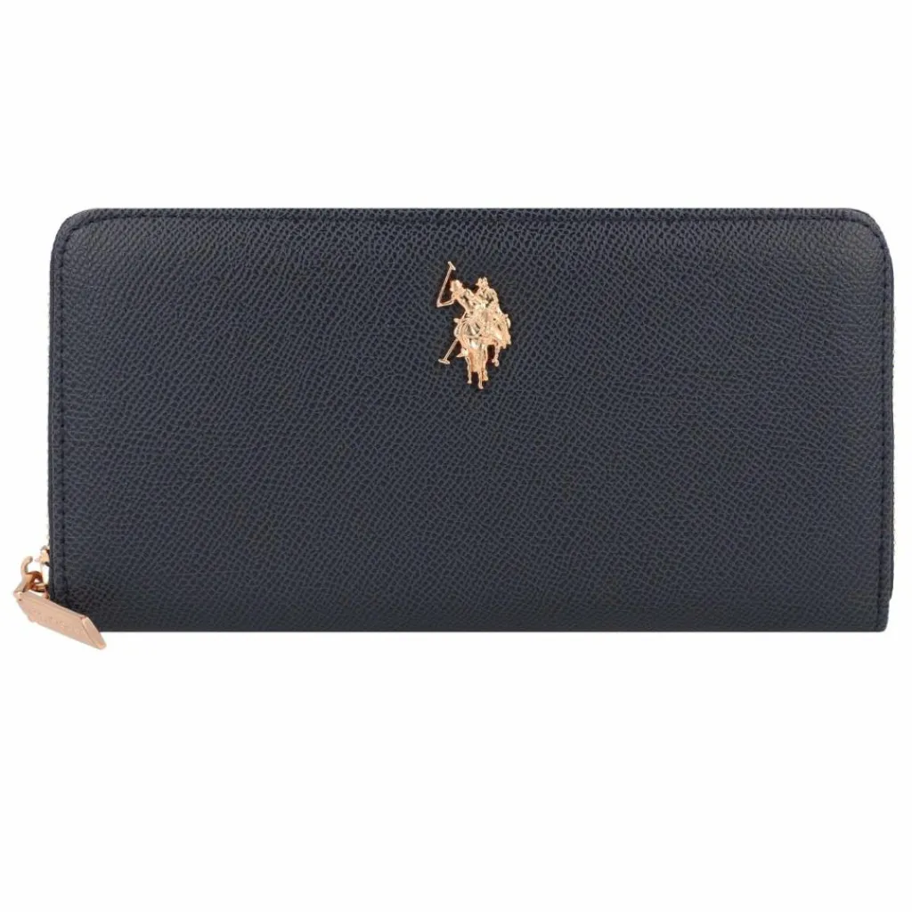 U.S. Polo Assn. Damengeldbörsen Querformat<Jones Geldbörse 19 cm navy