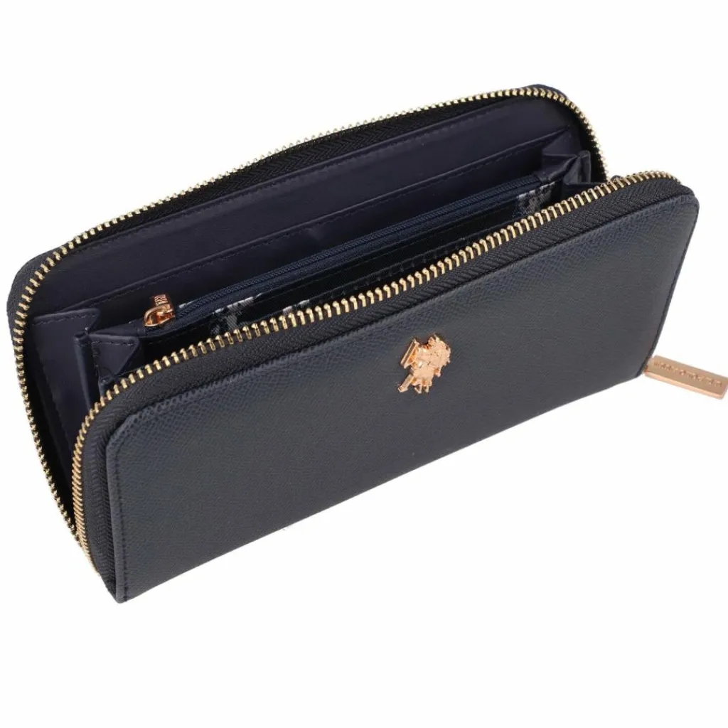U.S. Polo Assn. Damengeldbörsen Querformat<Jones Geldbörse 19 cm navy