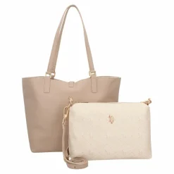 U.S. Polo Assn. Malibu Shopper Tasche 30 cm irish cream