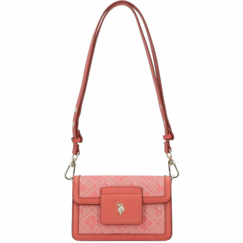 New U.S. Polo Assn. NEW HAMPTON Umhängetasche 20 cm coral