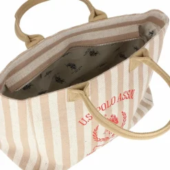 U.S. Polo Assn. Shopper|Schultertaschen<Pool Party Shopper Tasche 40 cm natural