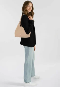 New U.S. Polo Assn. Stanford Schultertasche 33 cm irish cream