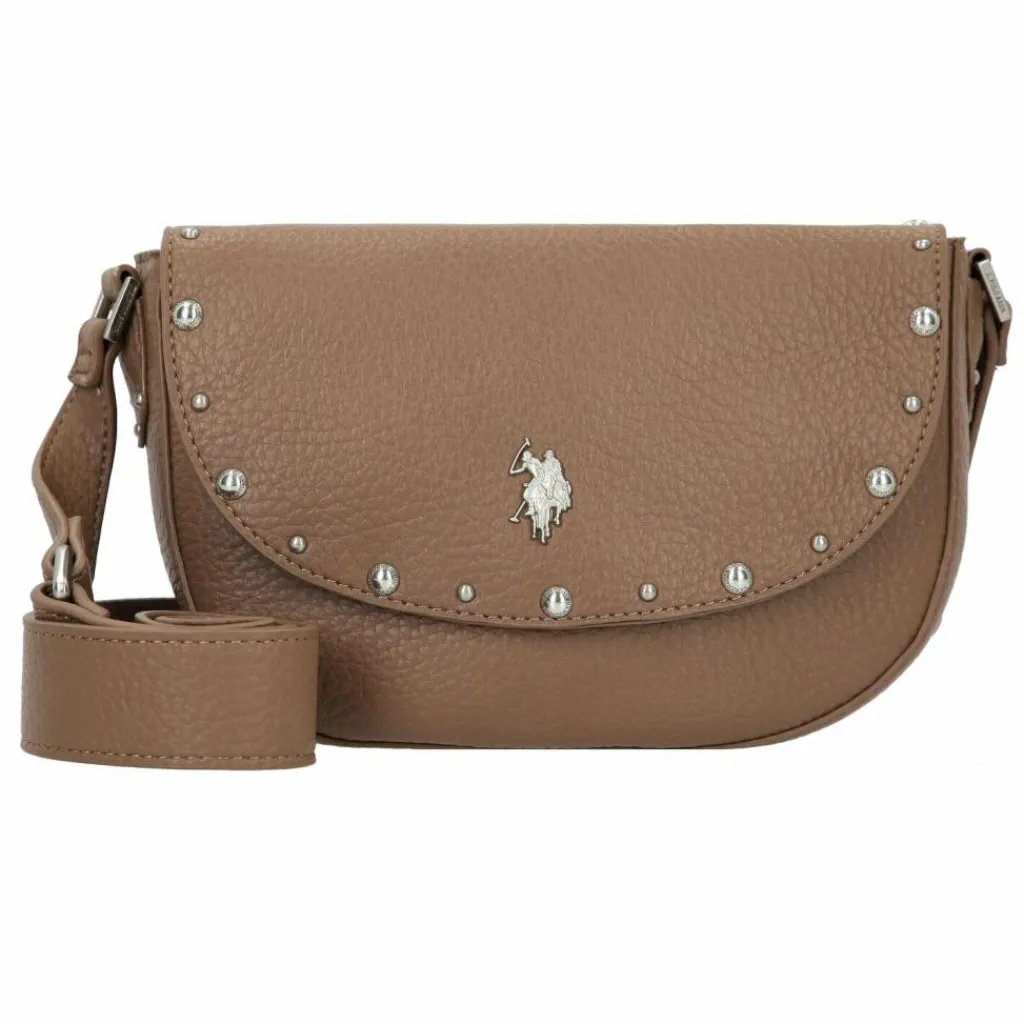 New U.S. Polo Assn. Upton Schultertasche 23 cm taupe