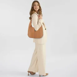 U.S. Polo Assn. Schultertaschen|Henkeltaschen<Winterberry Schultertasche 45.5 cm camel