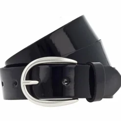 Vanzetti Damengürtel<Gürtel Leder schwarz