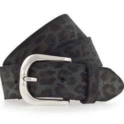 Vanzetti Damengürtel<Gürtel Leder anthrazit grau-schwarz