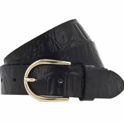 Vanzetti Damengürtel<Gürtel Leder black