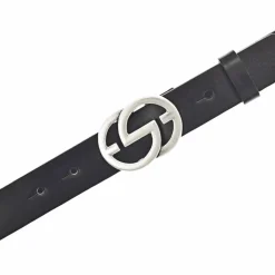 Vanzetti Damengürtel<Gürtel Leder schwarz