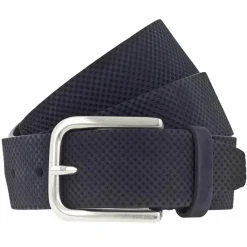 Vanzetti Herrengürtel<Gürtel Leder navy
