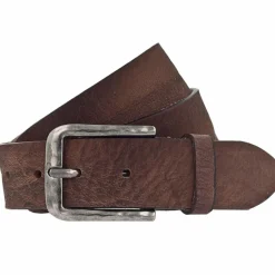 Vanzetti Herrengürtel<Gürtel Leder braun