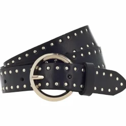 Vanzetti Damengürtel<Nietengürtel Leder black