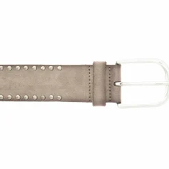 Vanzetti Damengürtel<Nietengürtel Leder taupe