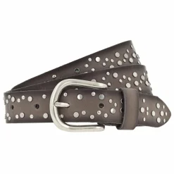 Damen Vanzetti Nietengürtel Leder