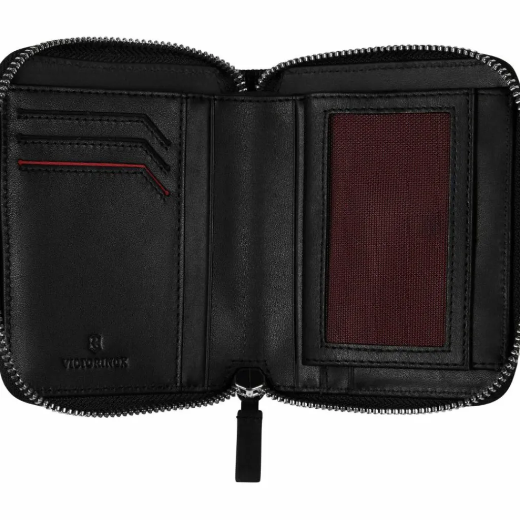 Victorinox Altius Alox Geldbörse RFID Leder 10 cm black