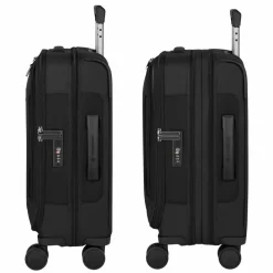 Discount Victorinox Werks Traveler 7.0 4 Rollen Kabinentrolley 55 cm Laptopfach mit Dehnfalte black