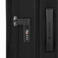 Discount Victorinox Werks Traveler 7.0 4 Rollen Kabinentrolley 55 cm Laptopfach mit Dehnfalte black