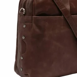 Voi Laptoptaschen|Aktentaschen<City Cowboy Aktentasche Leder 41 cm Laptopfach braun