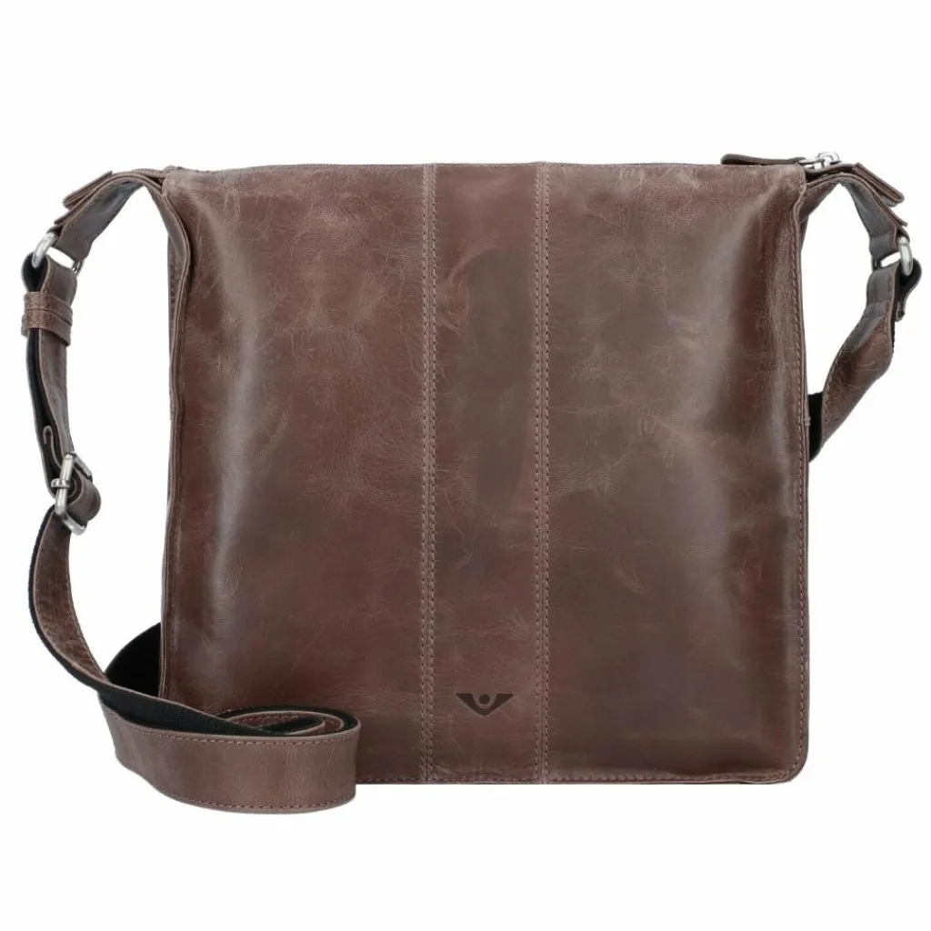 Outlet Voi City Cowboy Insa Umhängetasche Leder 28.5 cm braun