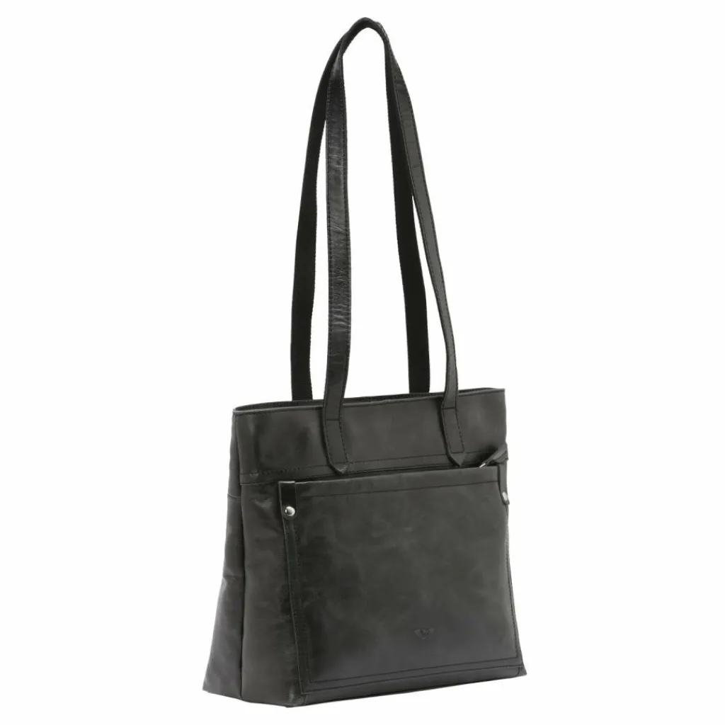 Online Voi City Cowboy Schultertasche Leder 29 cm schwarz