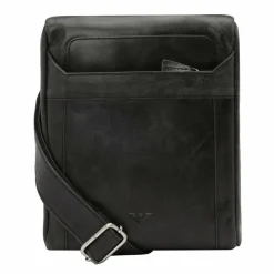 Voi Umhängetaschen<City Cowboy Umhängetasche Leder 20 cm schwarz