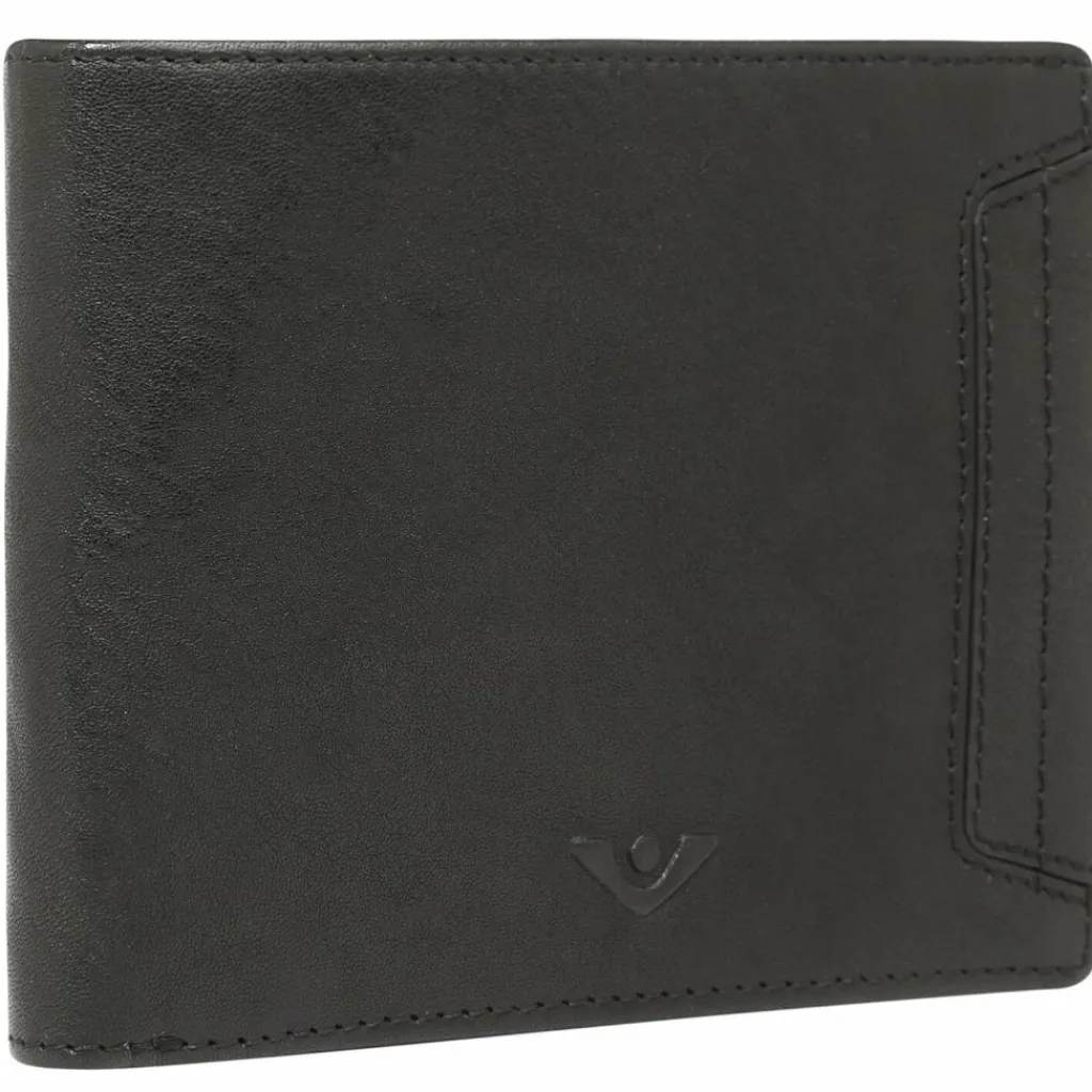 New Voi Dakota Gero Geldbörse Leder 12,5 cm schwarz