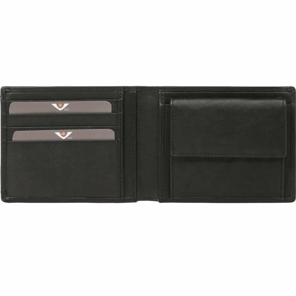 New Voi Dakota Gero Geldbörse Leder 12,5 cm schwarz