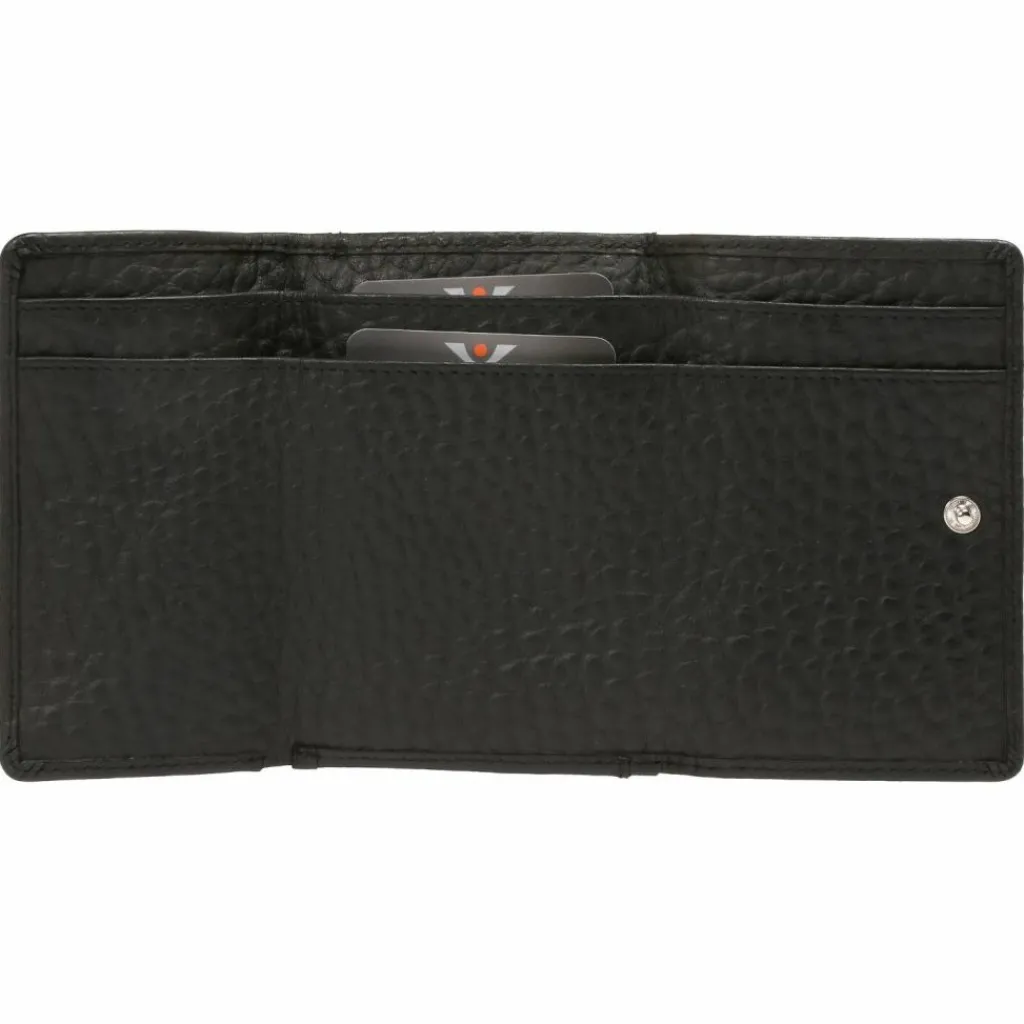Voi Damengeldbörsen Querformat<Hirsch Carita Geldbörse Leder 11 cm schwarz