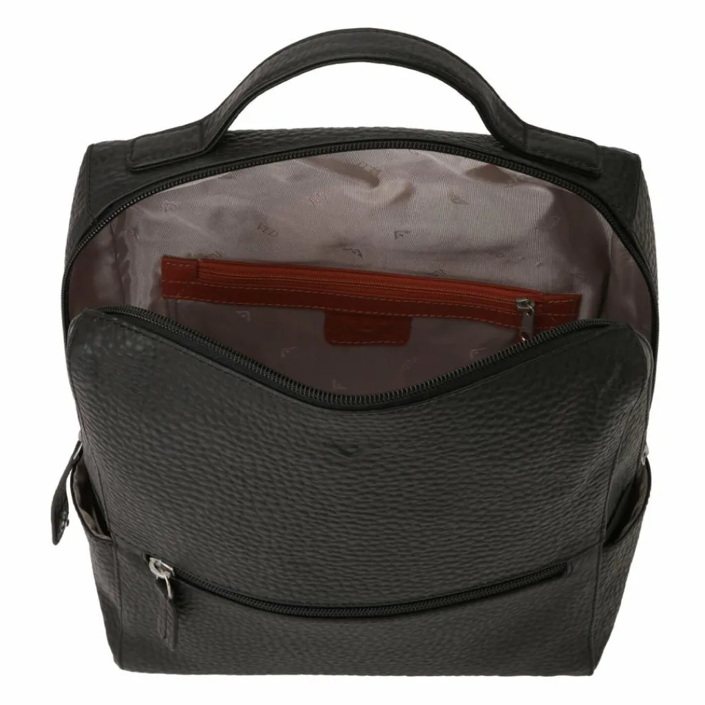 Voi Lederrucksäcke|City Rucksäcke<Hirsch City Rucksack Leder 29.5 cm schwarz