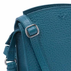 New Voi Hirsch Darlene Mini Bag Umhängetasche Leder 17 cm petrol