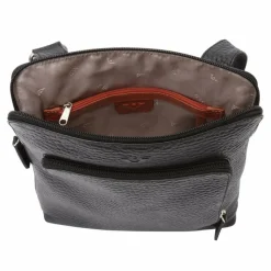Outlet Voi Hirsch Era Umhängetasche Leder 23 cm schwarz