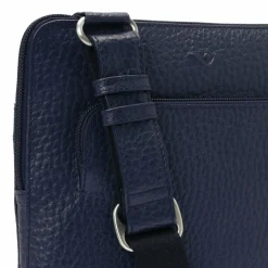 Voi Umhängetaschen<Hirsch Era Umhängetasche Leder 23 cm blau