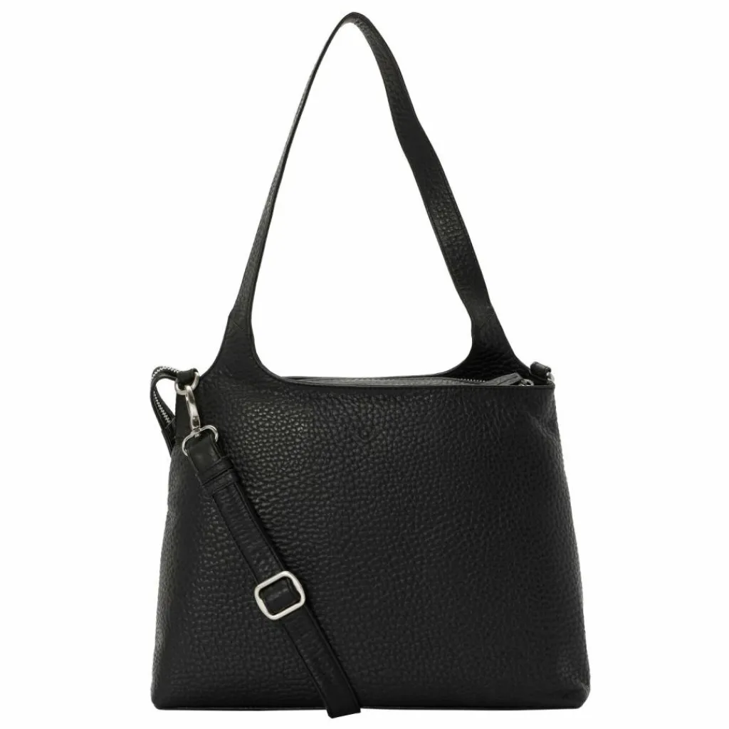 Clearance Voi Hirsch Gisela Schultertasche Leder 34 cm schwarz