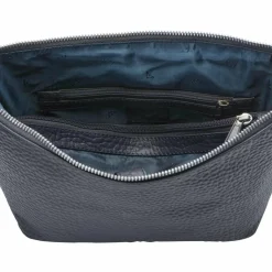 Hot Voi Hirsch Lucille Umhängetasche Leder 23 cm blau