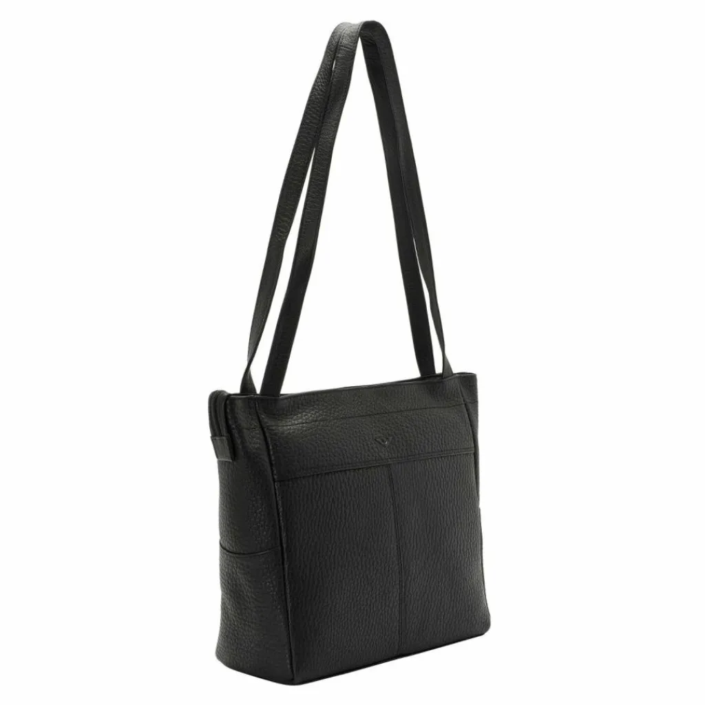 Voi Henkeltaschen|Schultertaschen<Hirsch Quila Schultertasche Leder 29 cm schwarz