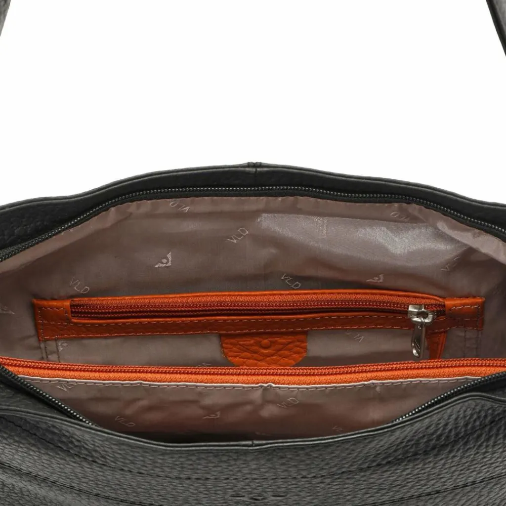 Voi Henkeltaschen|Schultertaschen<Hirsch Quila Schultertasche Leder 29 cm schwarz
