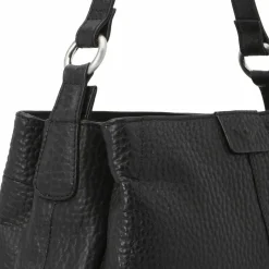 Voi Schultertaschen|Henkeltaschen<Hirsch Schultertasche Leder 29.5 cm schwarz